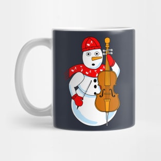 Cello Snowman Mug